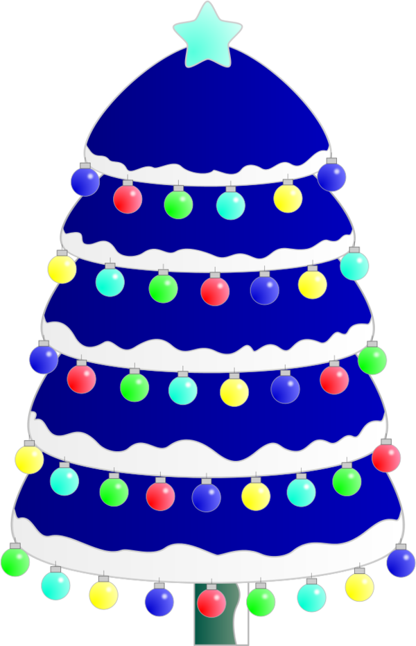 Jumbo Christmas Tree - Frohe Feiertage Baum Und Geschenke Karte Clipart (600x932), Png Download