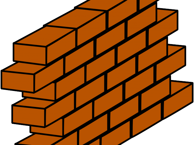Brick Clipart Castle - Brick Wall Clipart Png Transparent Png (640x480), Png Download