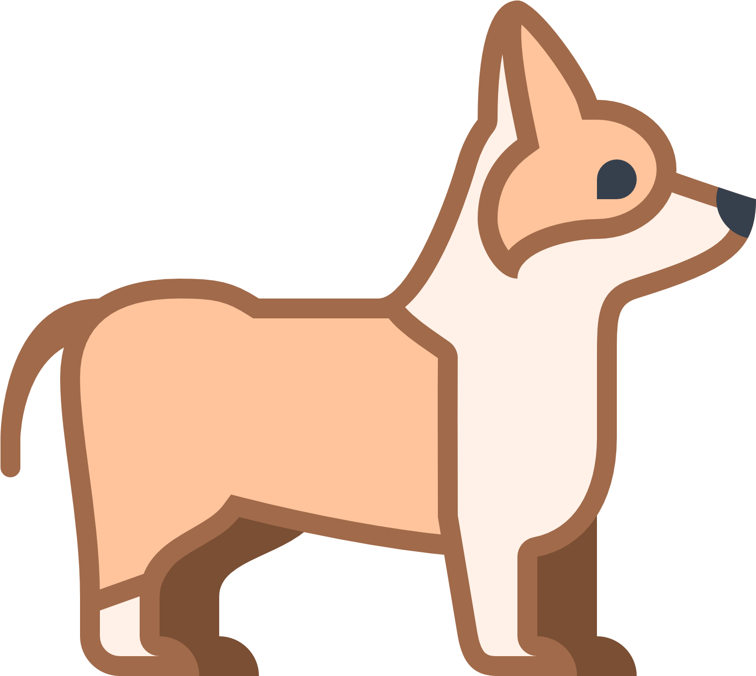 Svg Black And White Download Corgi Clipart Small - Corgi Icon - Png Download (1600x1600), Png Download