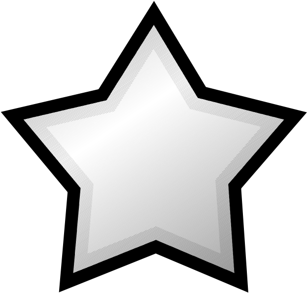 Estrelas Prateadas Png Clipart (637x600), Png Download