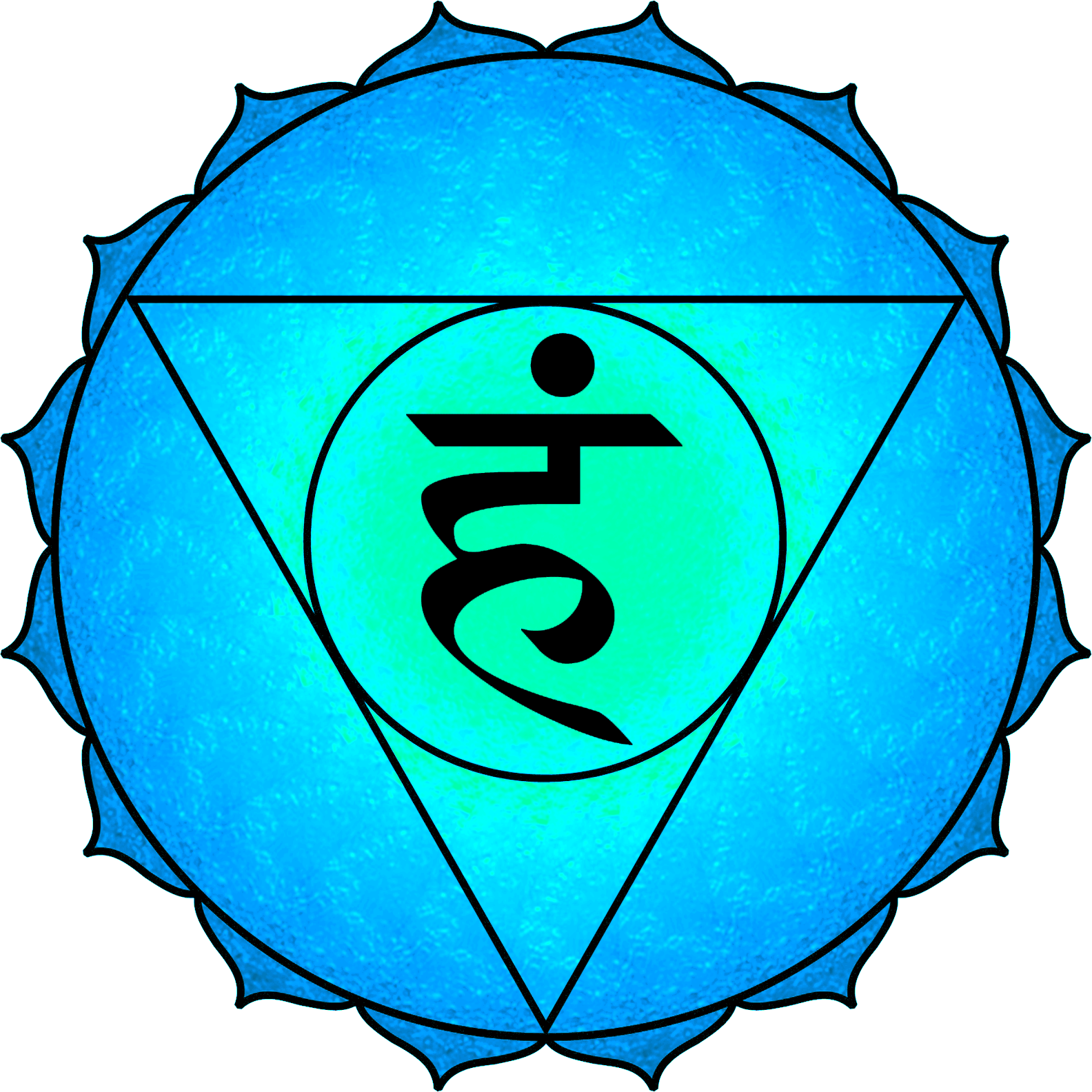 Communication And Expression - Chakra Clipart (1584x1584), Png Download