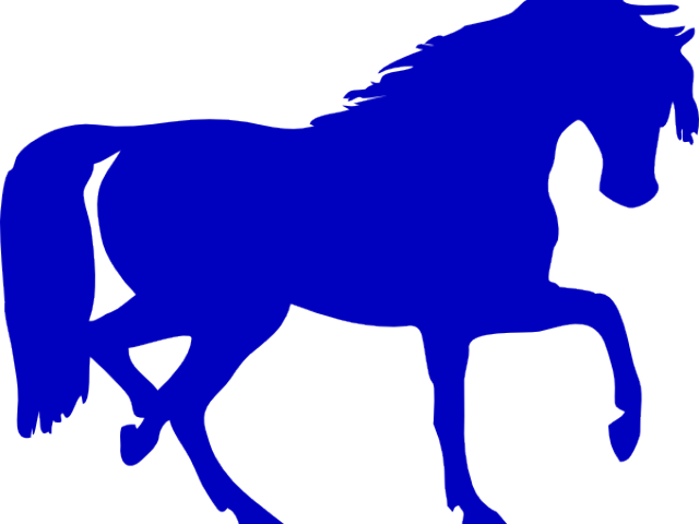 Horse Clipart Pen - Horse Silhouette Transparent Background - Png Download (640x480), Png Download