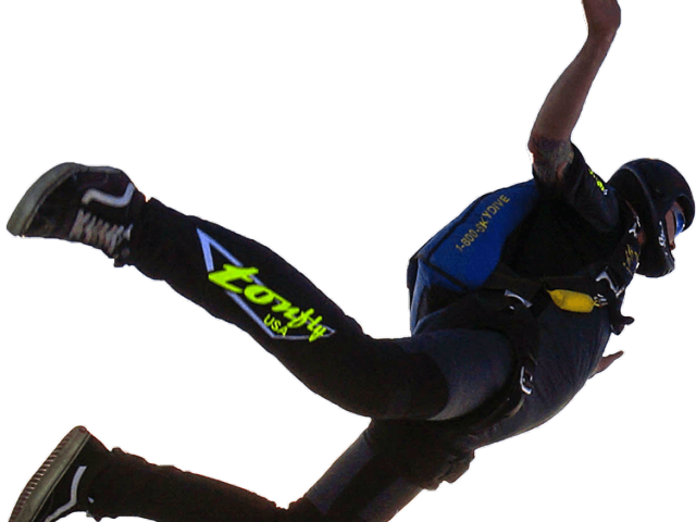 Skydiving Clipart Adventure - Parachuting - Png Download (640x480), Png Download