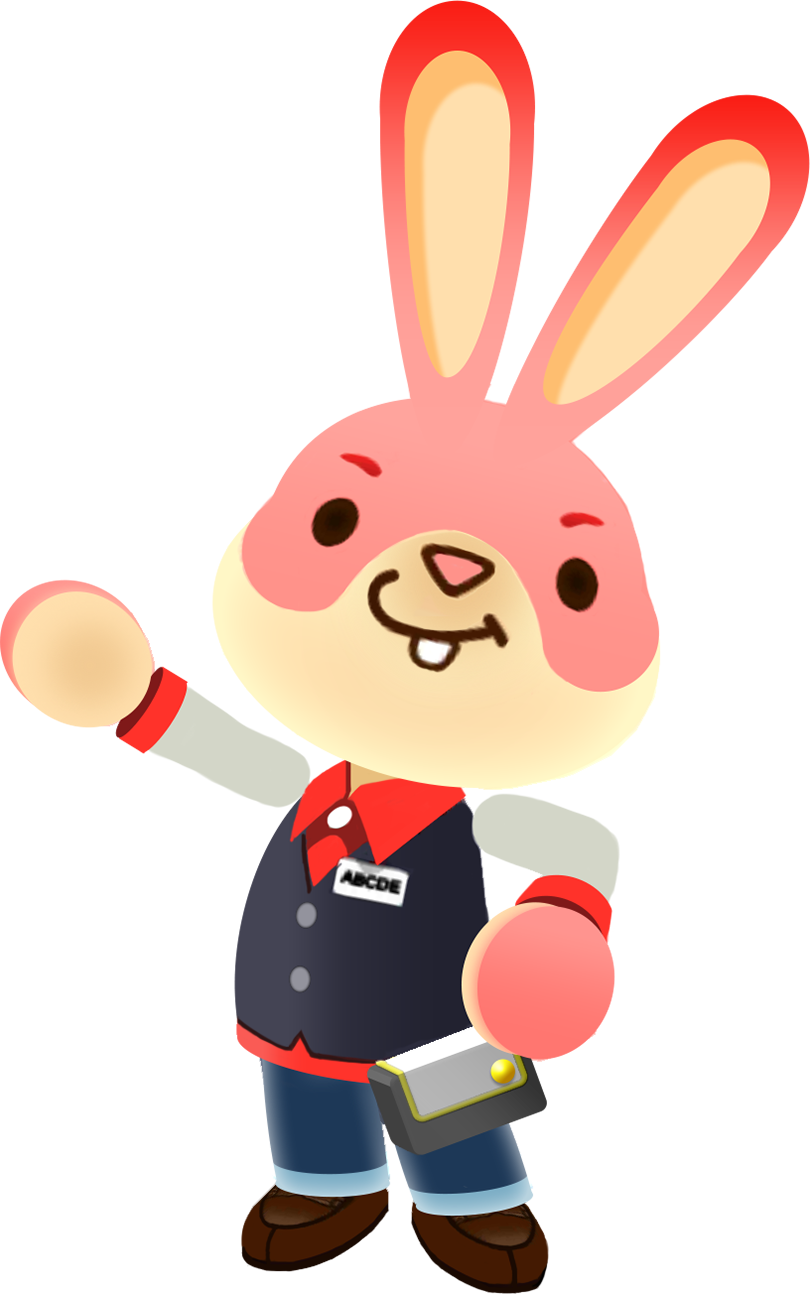 Arcade Bunny - Nintendo Badge Arcade Bunny Clipart (810x1294), Png Download