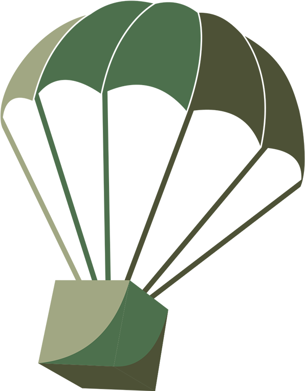 Parachuting Clipart (768x768), Png Download