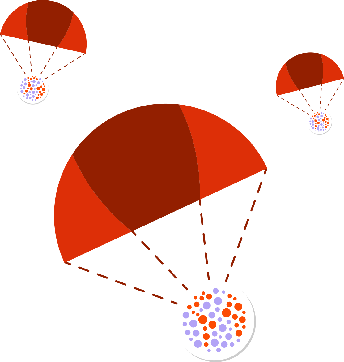 Jetcoin King Twitter - Parachute Clipart (1113x1170), Png Download