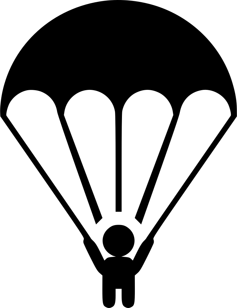 Parachute Clipart Svg - Parachute - Png Download (754x980), Png Download