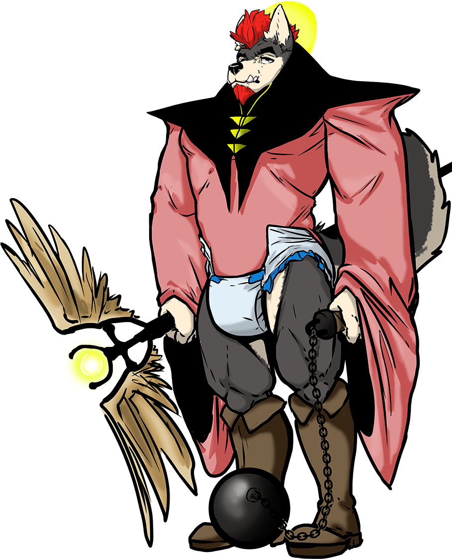 Final Member Of Knights Of The Changing Table Party - Cartoon Clipart (908x1280), Png Download