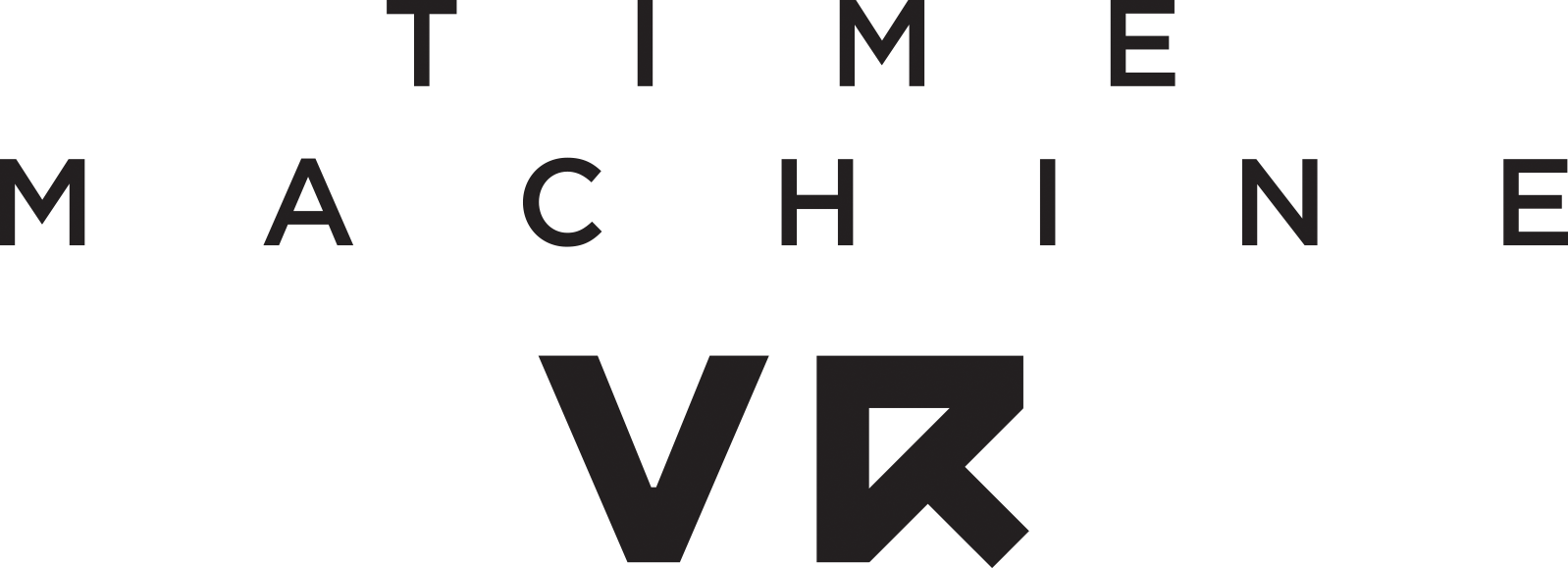 Time Machine Vr To Launch May 19 On Rift And Vive - Time Machine Vr Logo Clipart (1598x579), Png Download