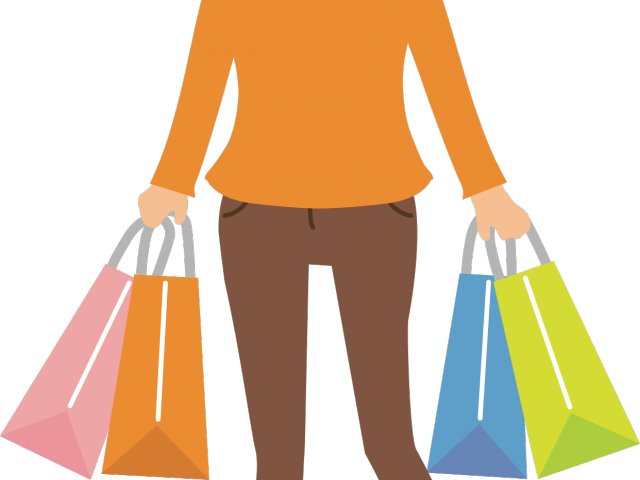 Fantasy Women Clipart Mujer - Woman Shopping Clip Art - Png Download (640x480), Png Download