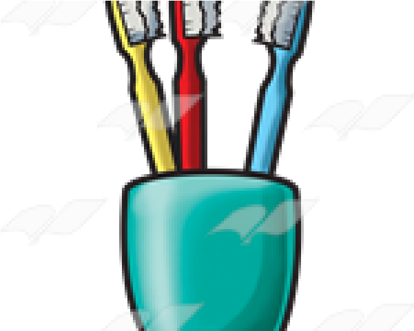 Toothbrush Clipart Toothbrush Holder - Toothbrush Holder Clipart Transparent - Png Download (640x480), Png Download