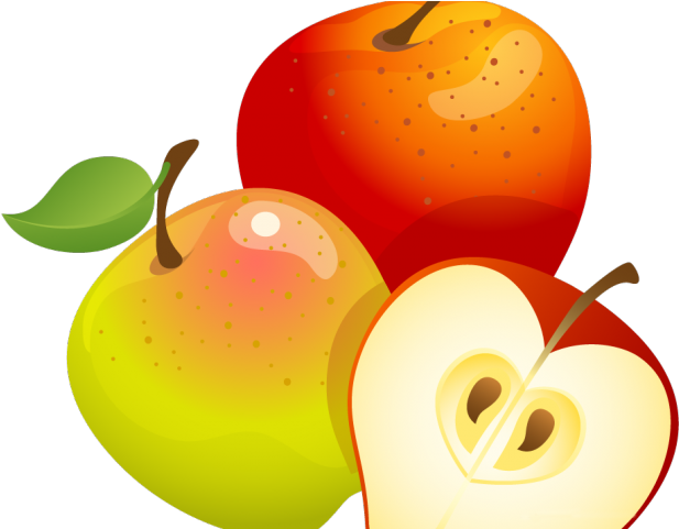 Apple Clipart Orange - Apples And Honey And Shofar - Png Download (640x480), Png Download