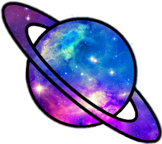 Planet Planets Galaxy Galaxia Saturn Tumblr - Case For Galaxy S7 Active Protective Purple - Cclot Clipart (1024x1024), Png Download