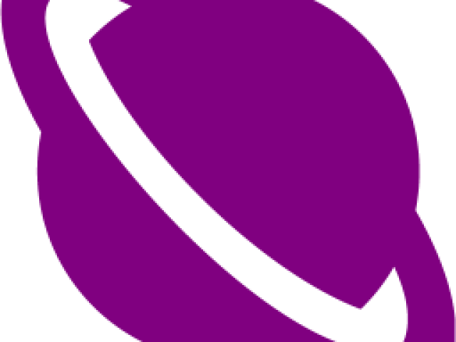 Planet Clipart Purple Planet - Png Download (640x480), Png Download