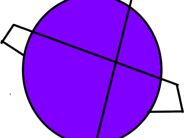 Planet Clipart Purple Planet - Clip Art - Png Download (640x480), Png Download