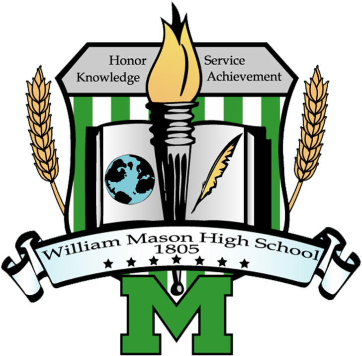 Mason High School Announces Principal's Award - William Mason High School Clipart (800x775), Png Download
