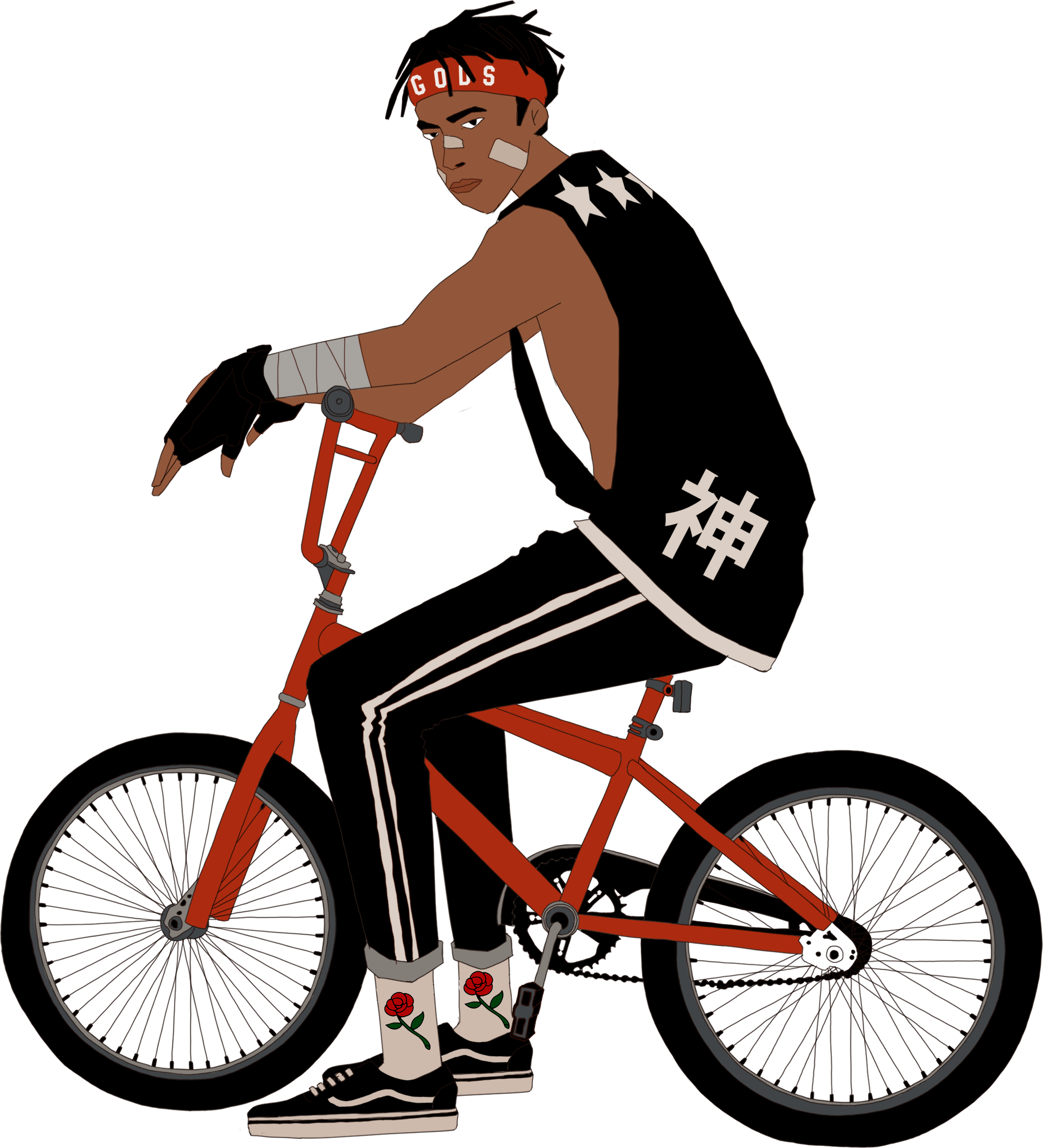 Jamaal Smith X Drums - Mountain Bike Clipart (2187x2407), Png Download