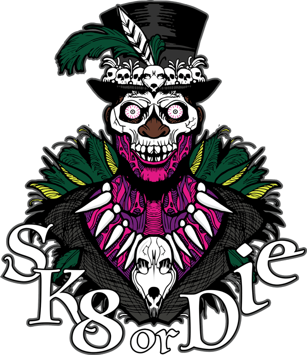 Sk8 Or Die - Pig Clipart (600x694), Png Download