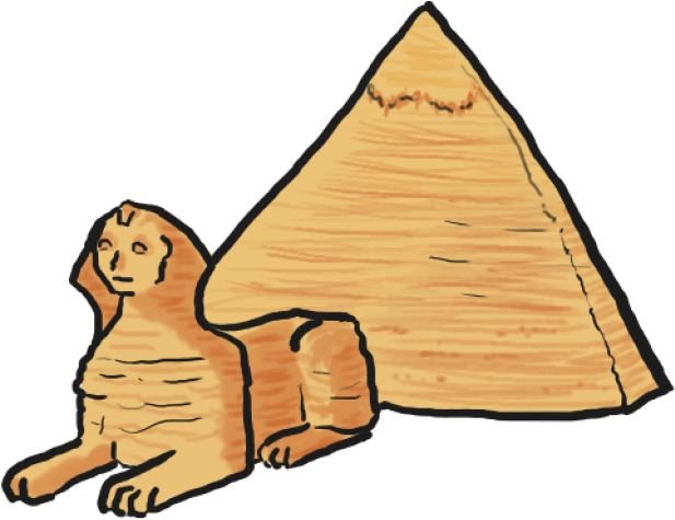 Pyramid Clipart Sphynx - Pyramids Clipart - Png Download (640x480), Png Download
