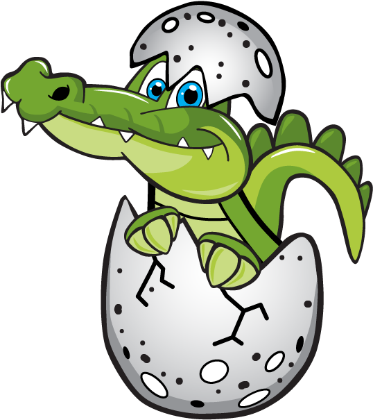 Gator Clipart Animal Crawl - Alligators - Png Download (720x720), Png Download