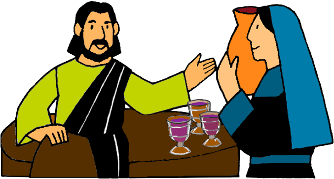 Wedding At Cana Clipart 3 By Tammy - Wedding At Cana Cartoon - Png Download (700x525), Png Download