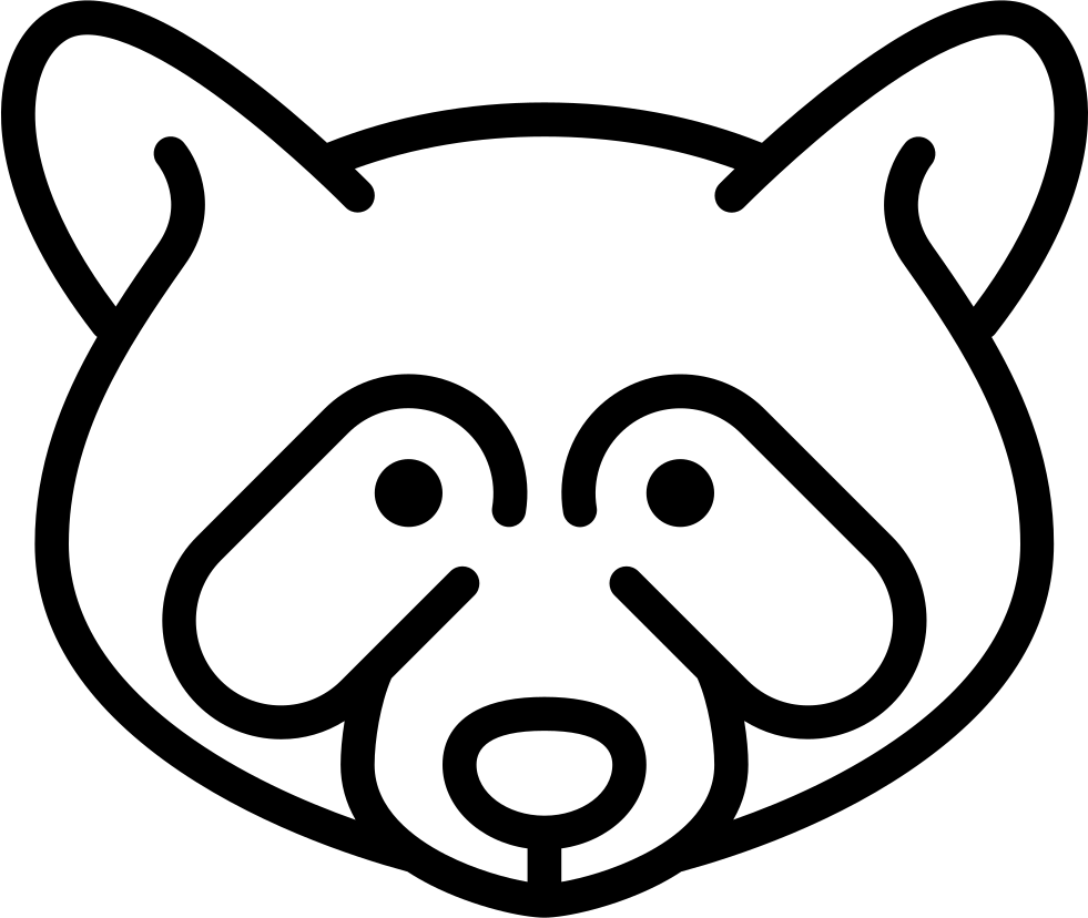 Raccoon Head Comments - Raccoon Clipart (981x828), Png Download