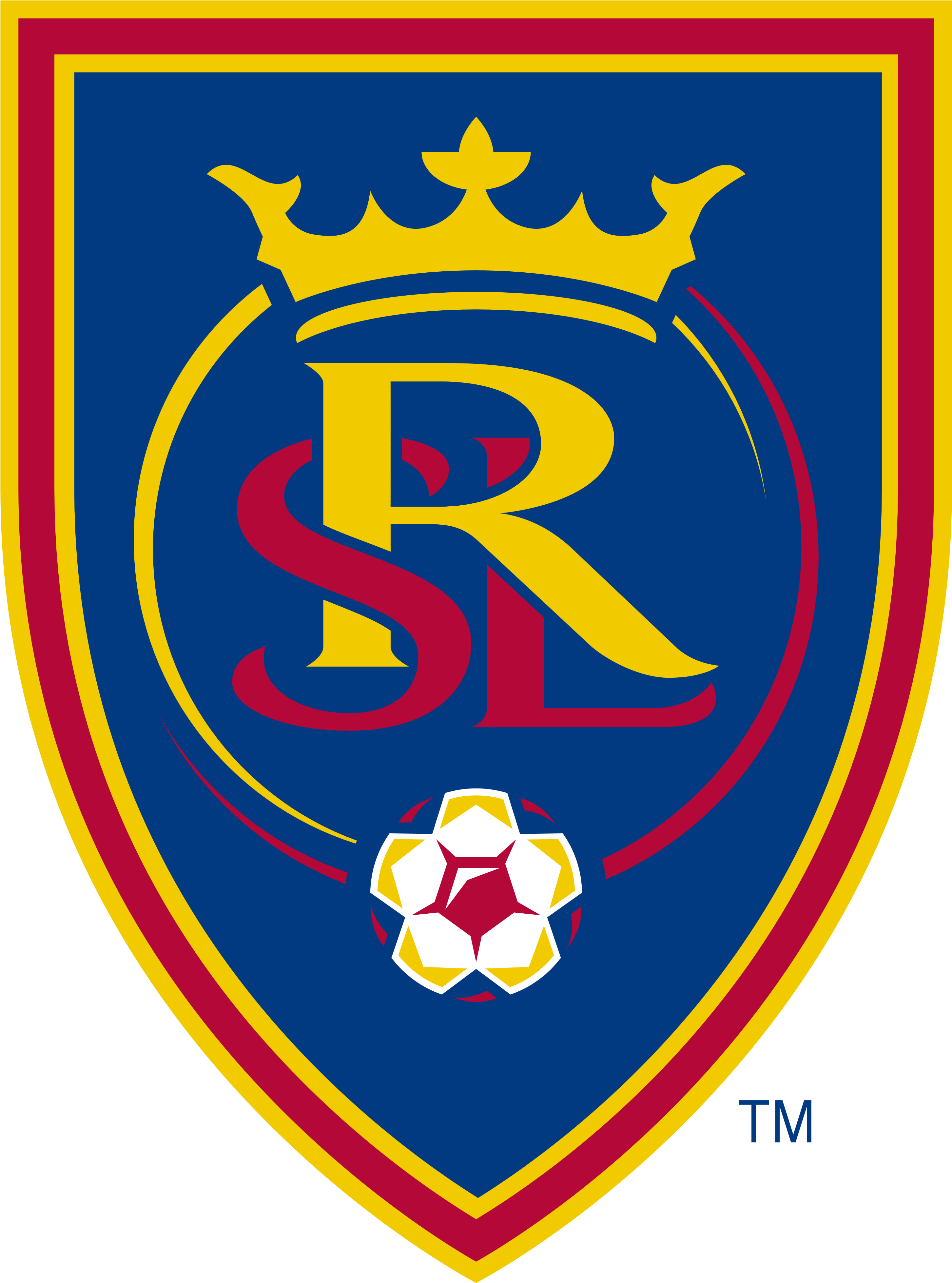 Real Salt Lake Logo Vector Png - Real Salt Lake Soccer Logo Clipart (2400x2995), Png Download