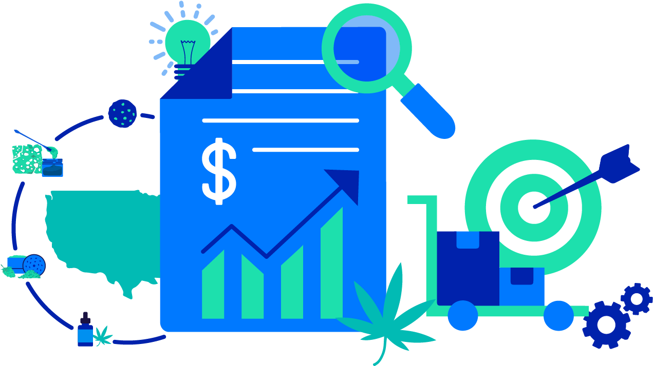 Wholesale Cannabis Pricing Guide - Graphic Design Clipart (1282x730), Png Download