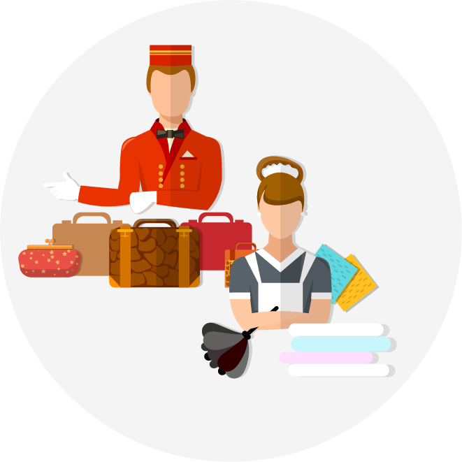 Housekeepinghuffer2016 11 05t18 - Hotel Clipart (661x661), Png Download