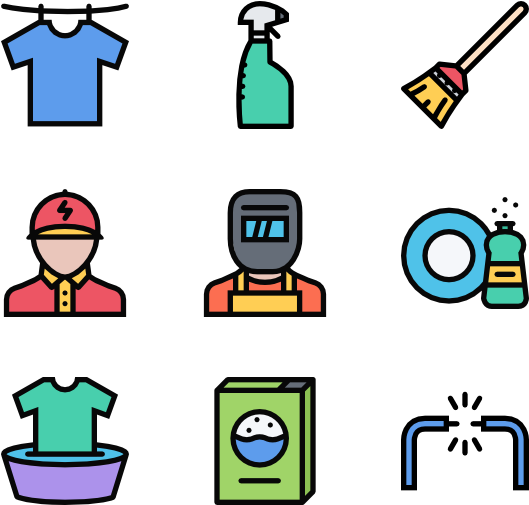 Housekeeping - Academy Flat Icon Clipart (600x564), Png Download