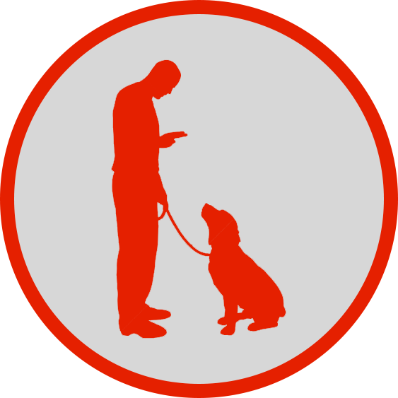 About - Dog Training Silhouette Clipart (563x563), Png Download