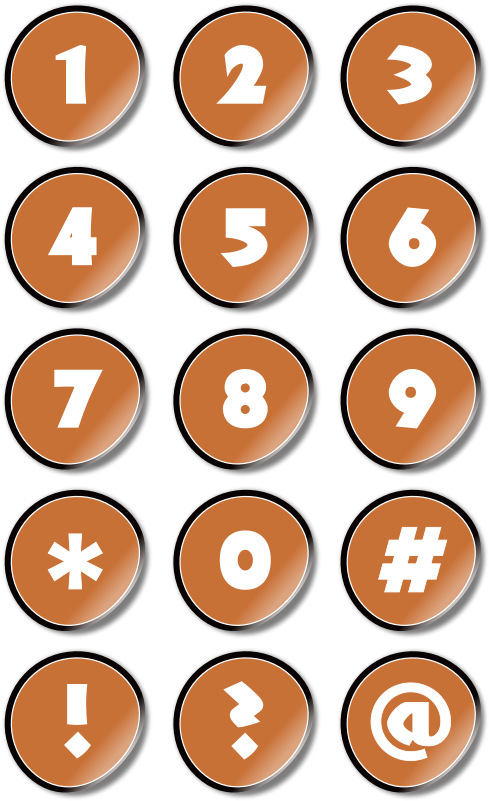 Numbers And More - Social Clipart (800x800), Png Download