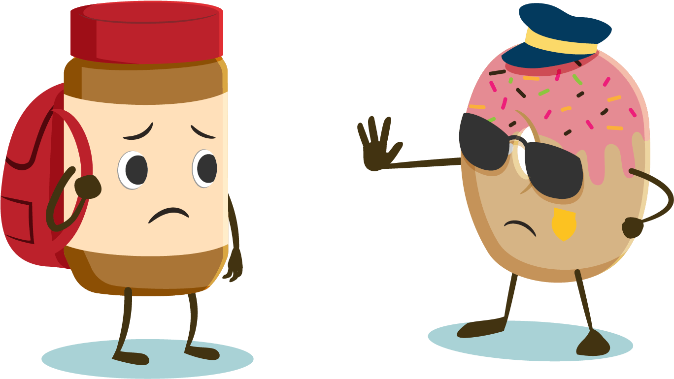 Spreadable Food, Including Peanut Butter, Is Considered - Cartoon Clipart (1474x928), Png Download