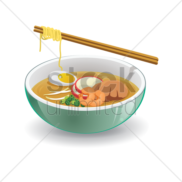 Noodle Clipart Japanese Noodle - Clip Art - Png Download (600x600), Png Download