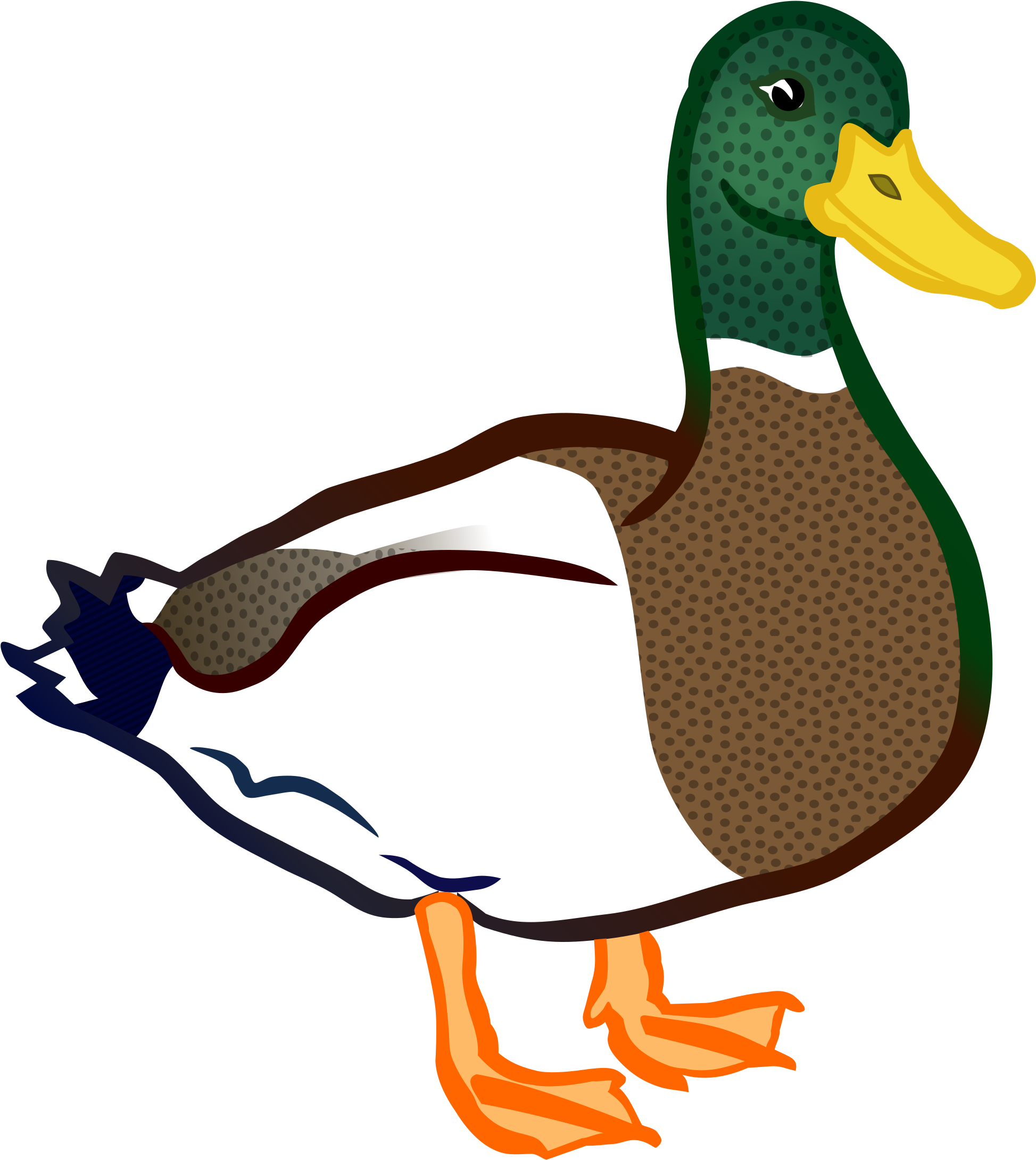 Log In Sign Up Upload Clipart - Clip Art Duck Png Transparent Png (2250x2400), Png Download