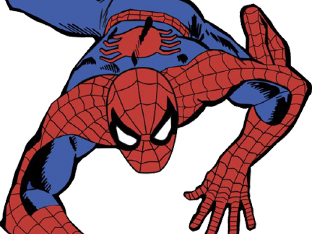 Spider Man Clipart Christmas - Spiderman Comic - Png Download (640x480), Png Download