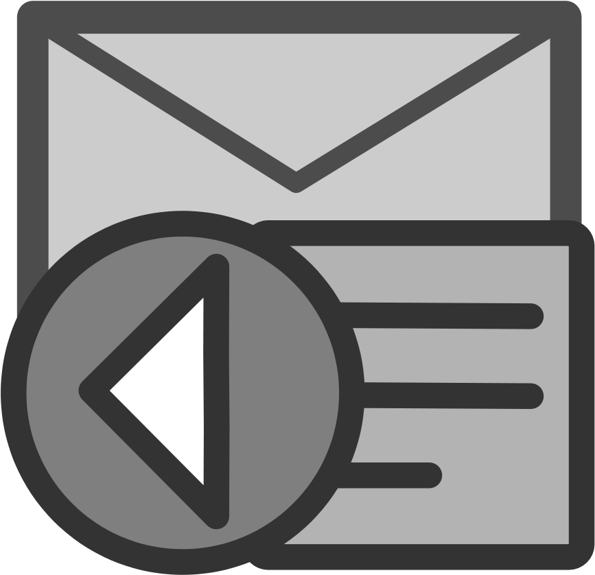 This Free Clip Arts Design Of Mail Replylist - Png Download (900x900), Png Download