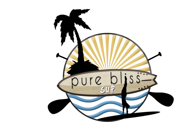 Pure Bliss Is A Family Owned Paddle Board Rental Company - Paddleboarding Clipart (1000x661), Png Download