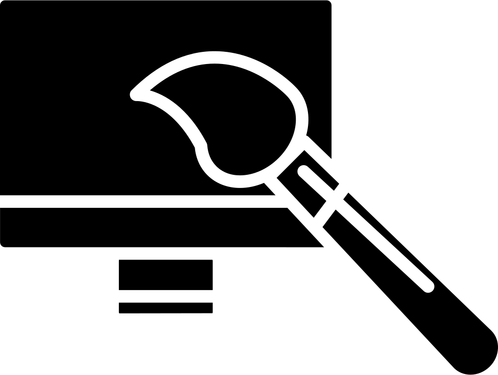 Brush And Canvas Painting Artistic Tools Comments - Icon Clipart (980x738), Png Download