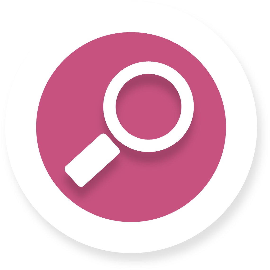 Medialiteracy Magnifier Pink Clipart Full Size Clipart (896492