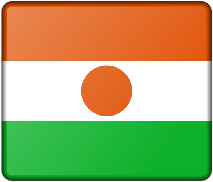 Flag Of Niger National Flag Nigeria - Niger Icon Clipart (875x750), Png Download