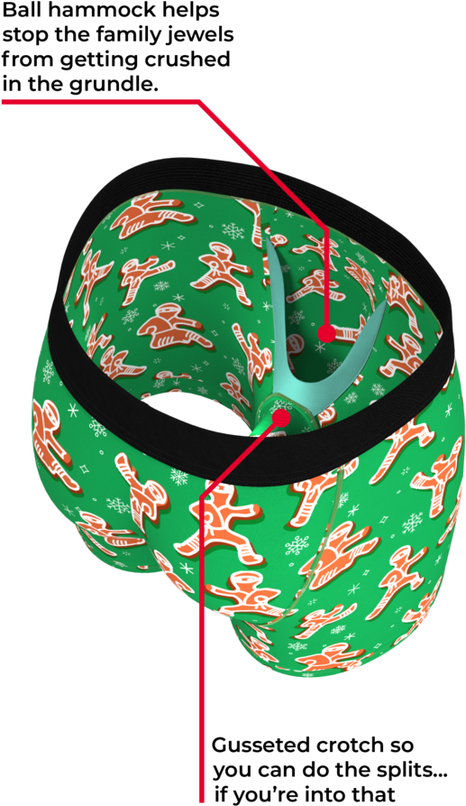 The Ninjabread Nuts - Undergarment Clipart (683x1024), Png Download