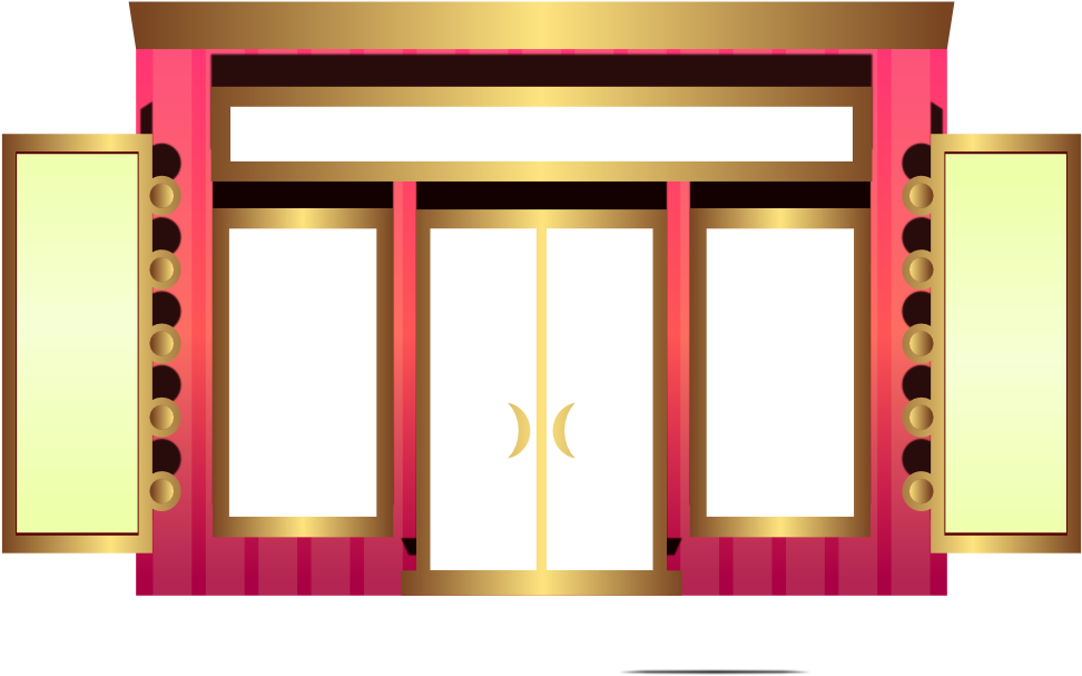 Net » Clip Art » Store Fronts Shop 16 Squiggly Svg - Building - Png Download (999x732), Png Download