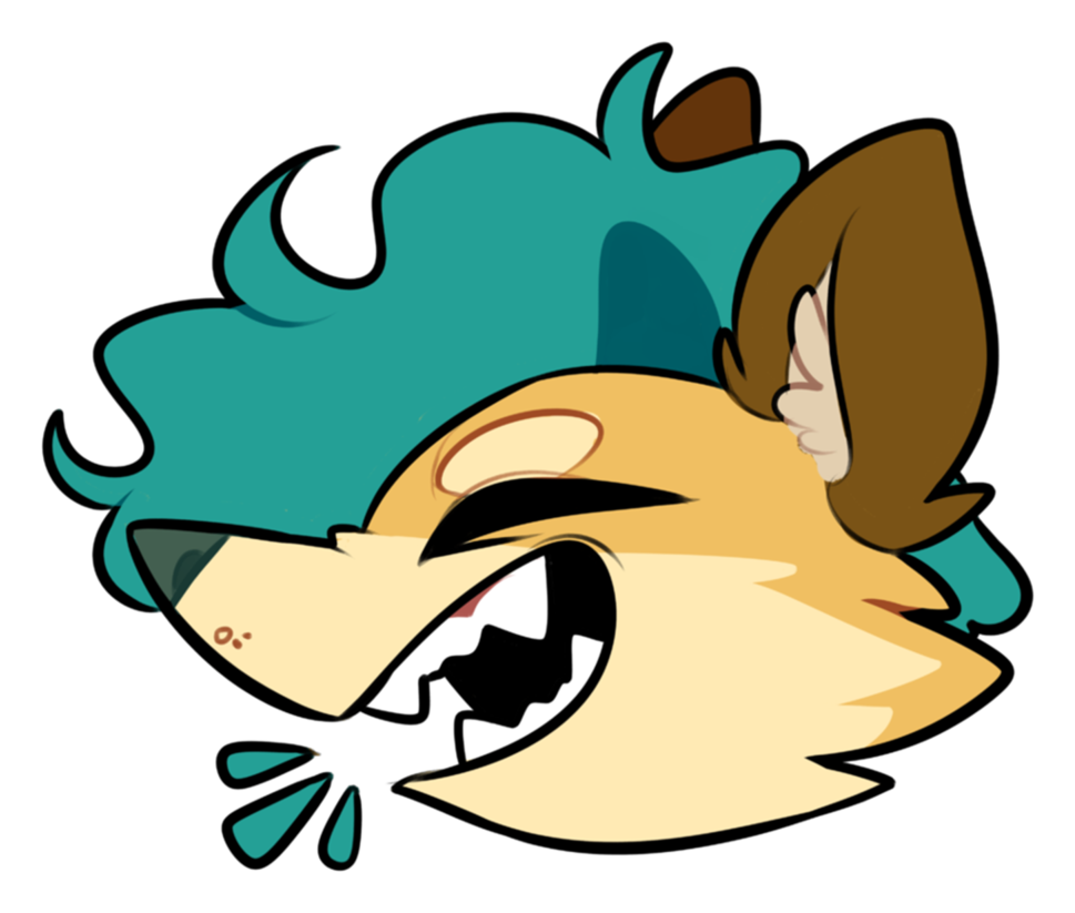 Barking-jack Sticker [limited Edition] Clipart (1000x1000), Png Download