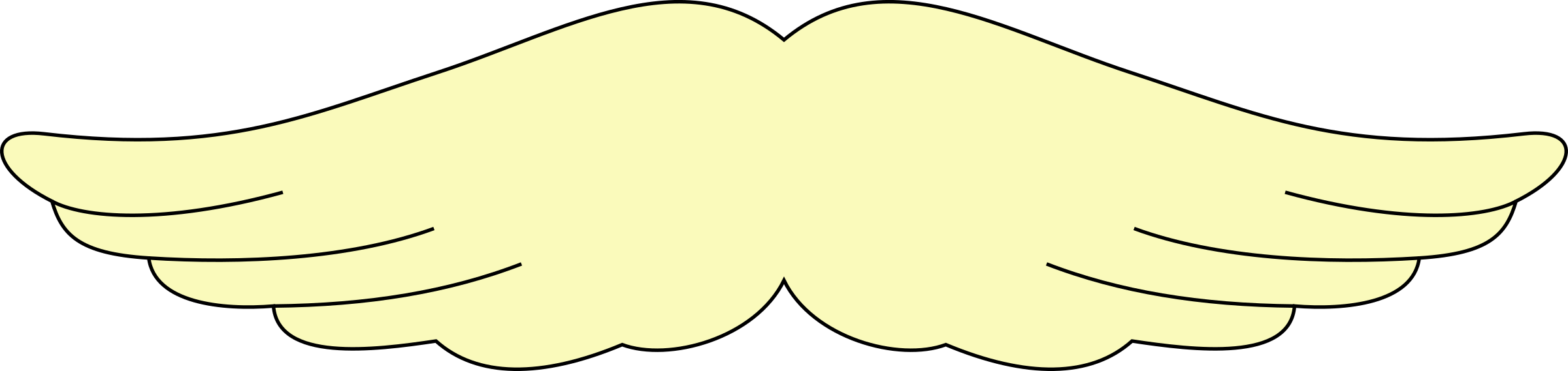 Big Image - Heart Clipart (2400x569), Png Download