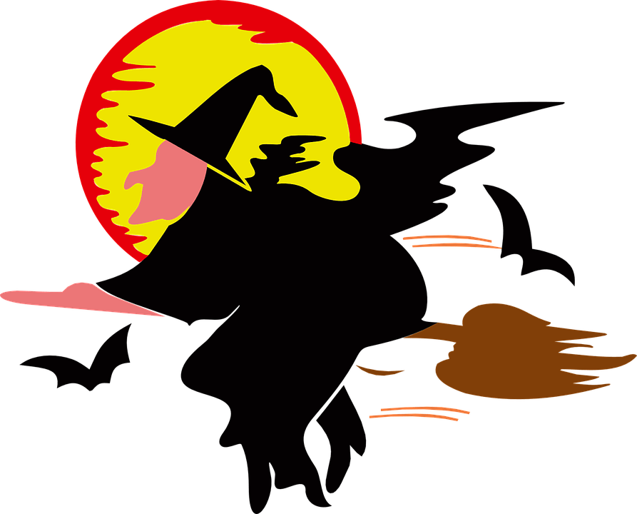 Witch Animation Clipart (893x720), Png Download