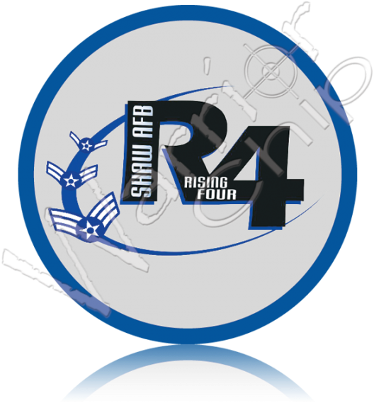 Shaw Afb Rising Four - Shaw Air Force Base Clipart (540x600), Png Download