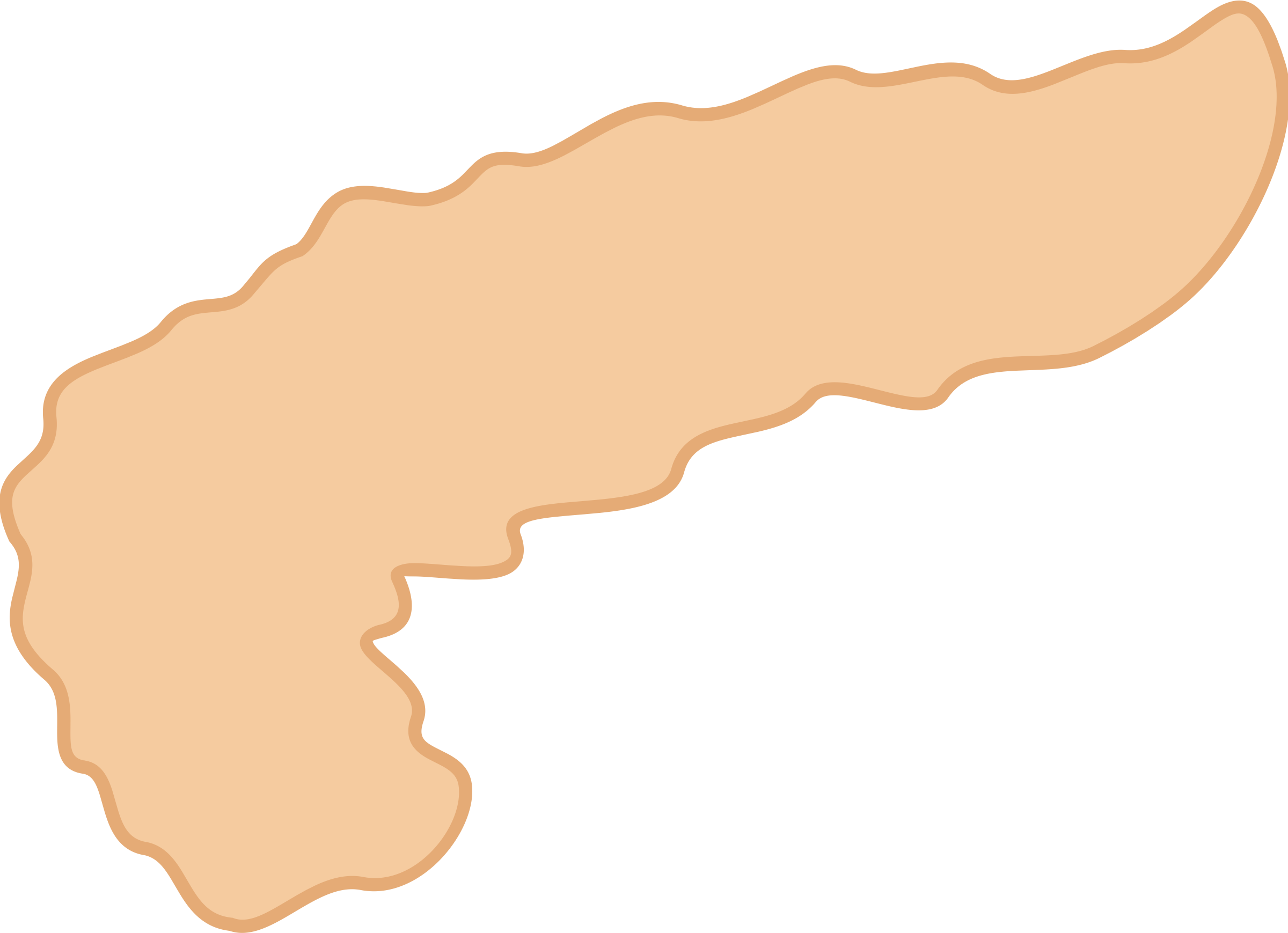 Pancreas Clipart - Png Download (2400x1739), Png Download