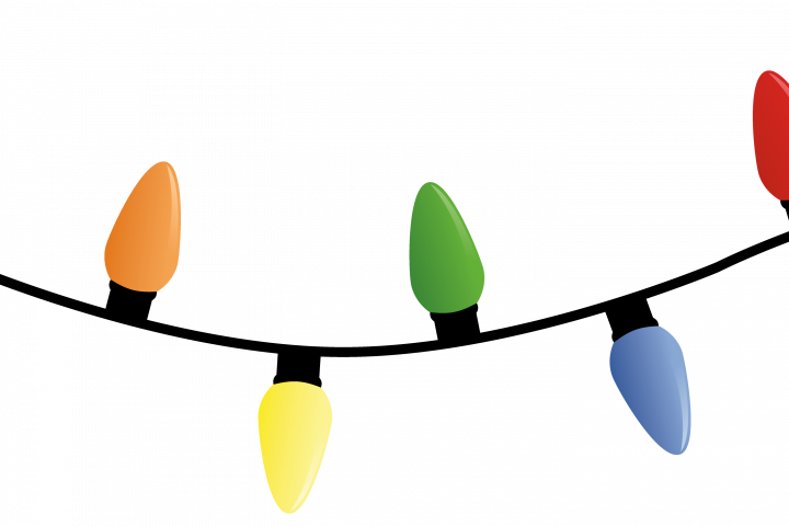 Christmas Lights Svg Royalty Free Download Free - Christmas Lights Transparent Background Clipart (720x480), Png Download