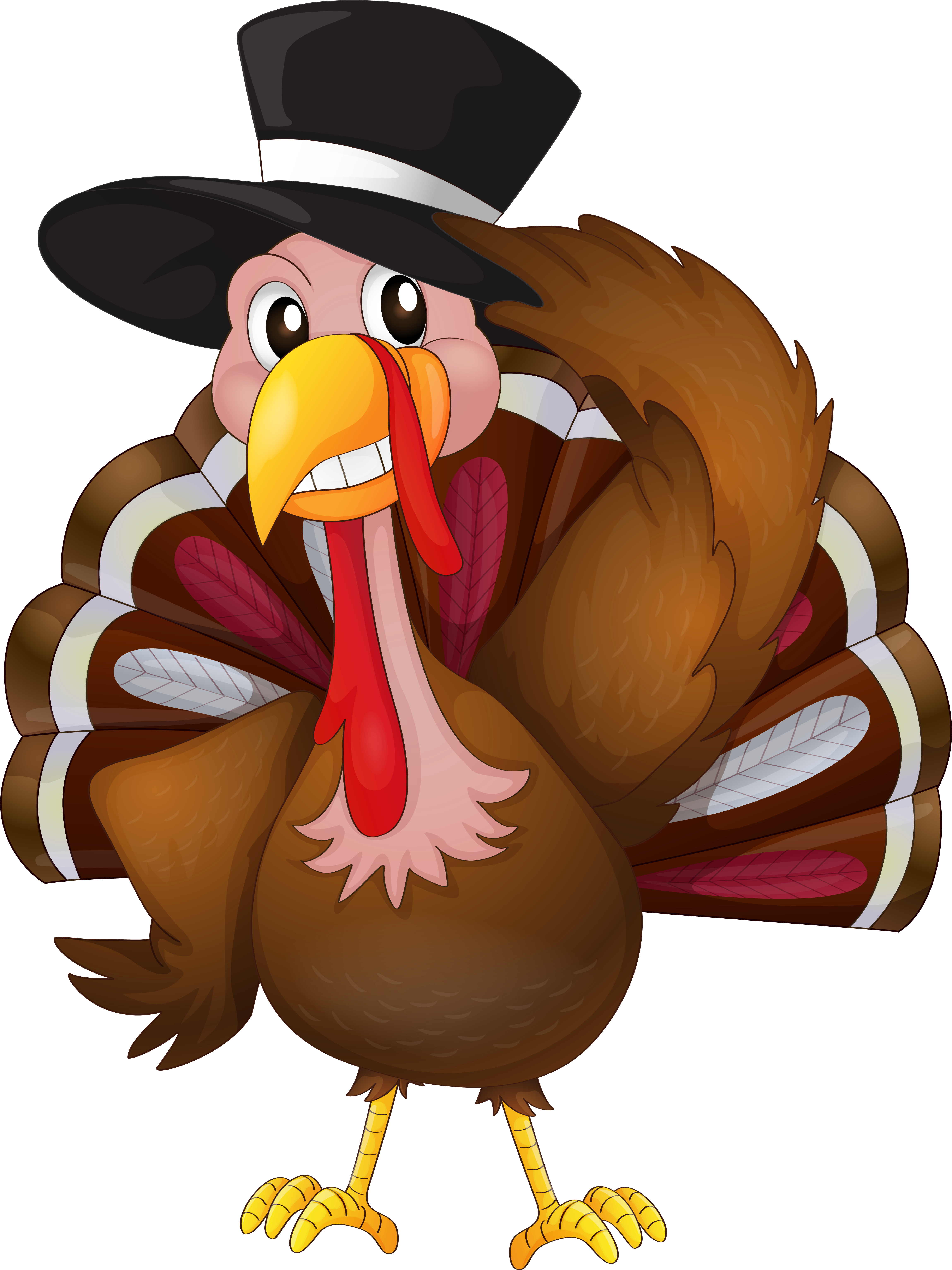 Turkey Cartoon Clipart (4855x6479), Png Download